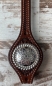 Rope Edge Flower Engraved Concho glänzend 1 3/4